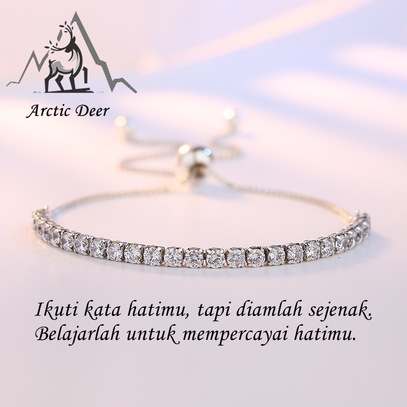 Gelang  titanium Wanita tidak luntur gelang  titanium Original Arctic Deer