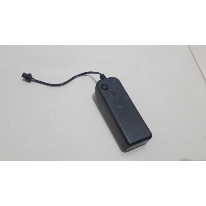 Power Supply batere Baterai AA x2 untuk Neon Wire / El Wire / led wire
