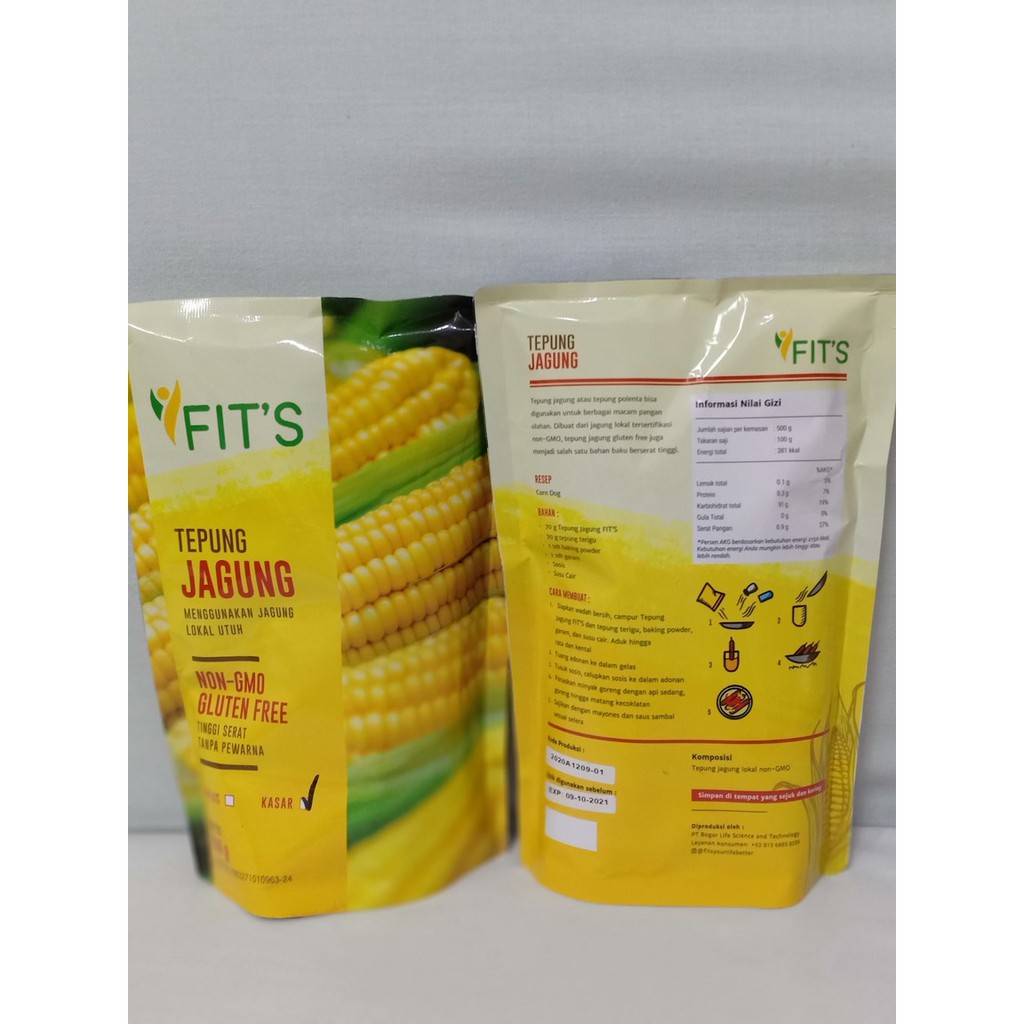 

Fits - Tepung Jagung Kasar (Mesh 40) - 500 gr