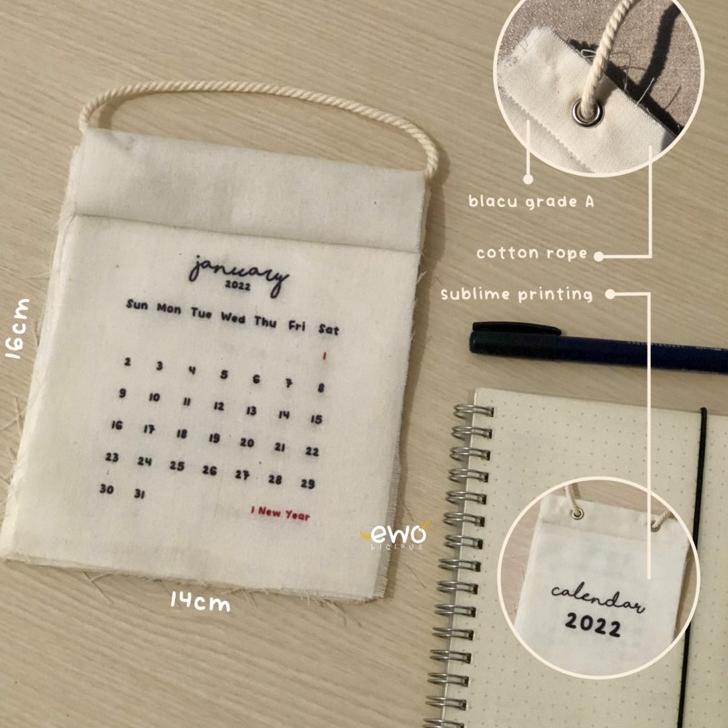 

k7✼Terupdate⋆➮ KALENDER KAIN 2022 AESTHETIC | FABRIC CALENDAR 33 ✼