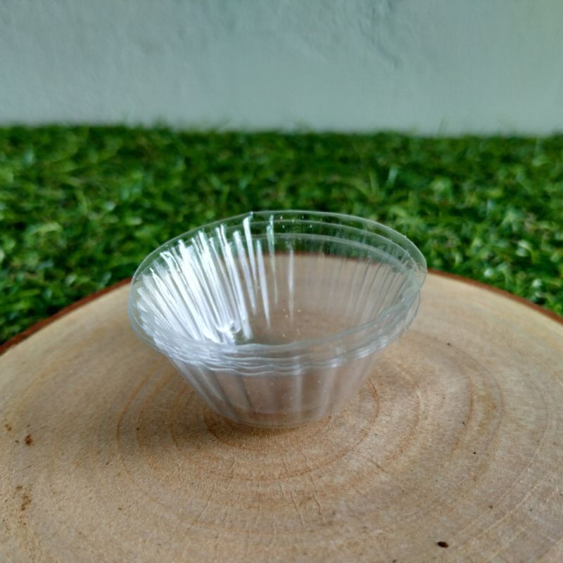 [2pack] Mika Plastik / Mika Cup Kue Kecil / Mika Cup Roti Kue Kecil