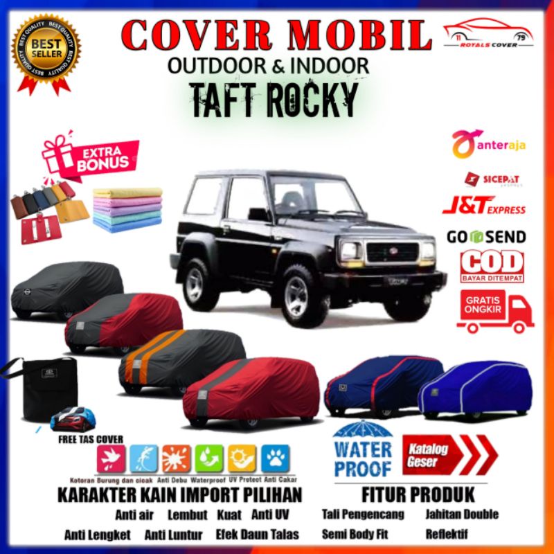 Bodi Cover Mobil Taft, Sarung Mobil Daihatsu Taft Rocky 1986, 1987, 1988, 1989 ,1990, 1991, 1992