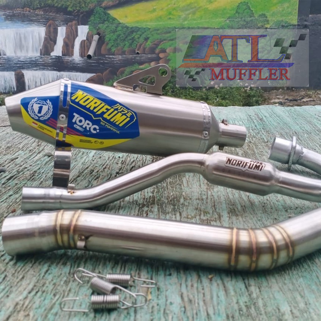 KNALPOT  NORIFUMI CRF150L KNALPOT KLX BFSE S L G KNALPOT DTRACKER KNALPOT TIGER TRAIL VIXION TRAIL