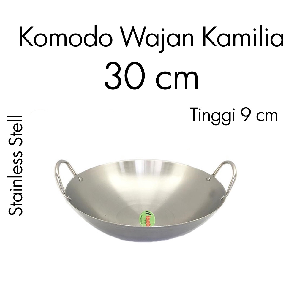 Wajan Kamilia Stainless 30 cm Komodo / Kuali