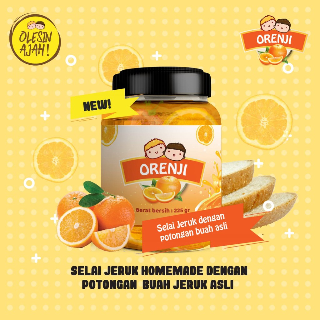 

Selai Orenji 200Gr - OlesinAjah - Homemade