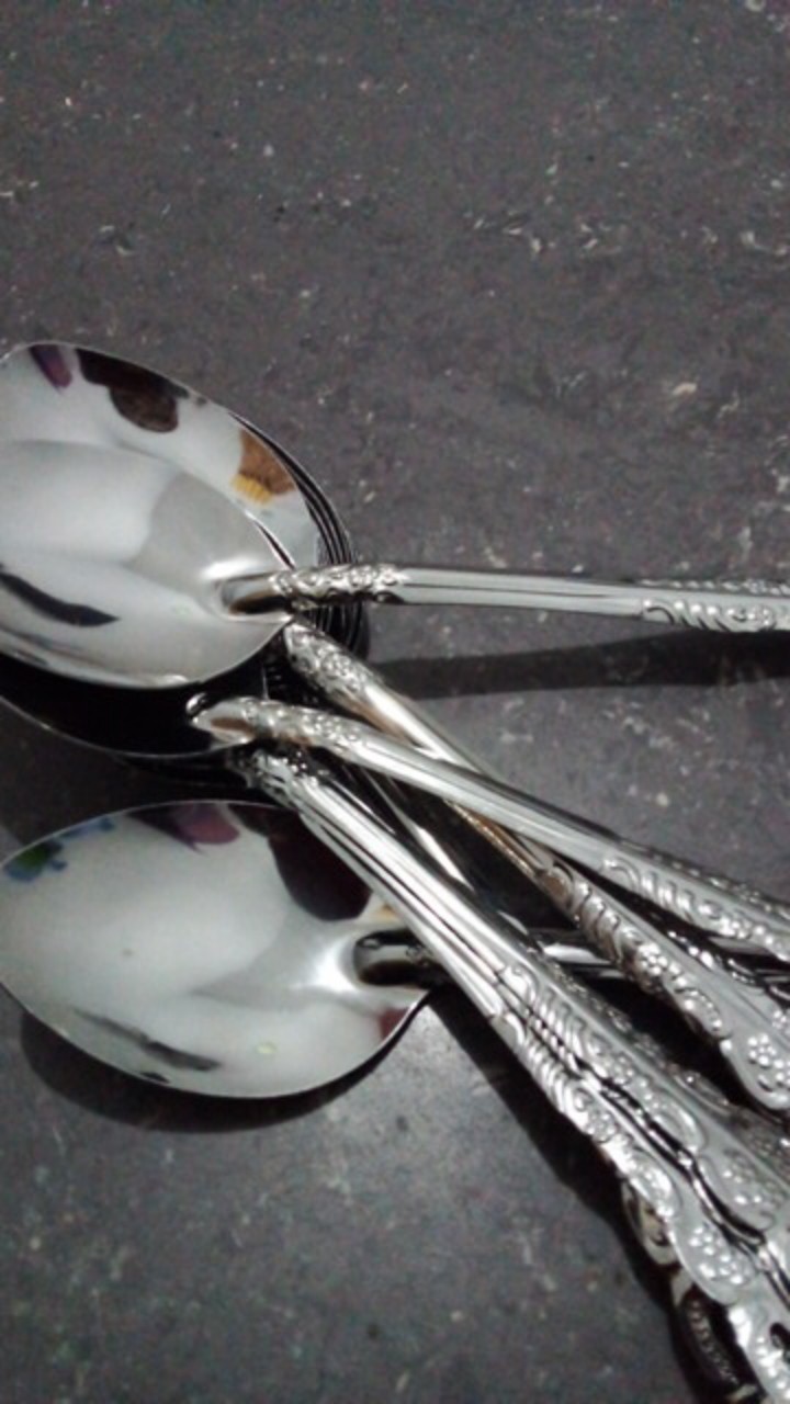 Sendok Makan Gagang Wayang/ Dinner Spoon Wayang Tebal Berat 22 Gr