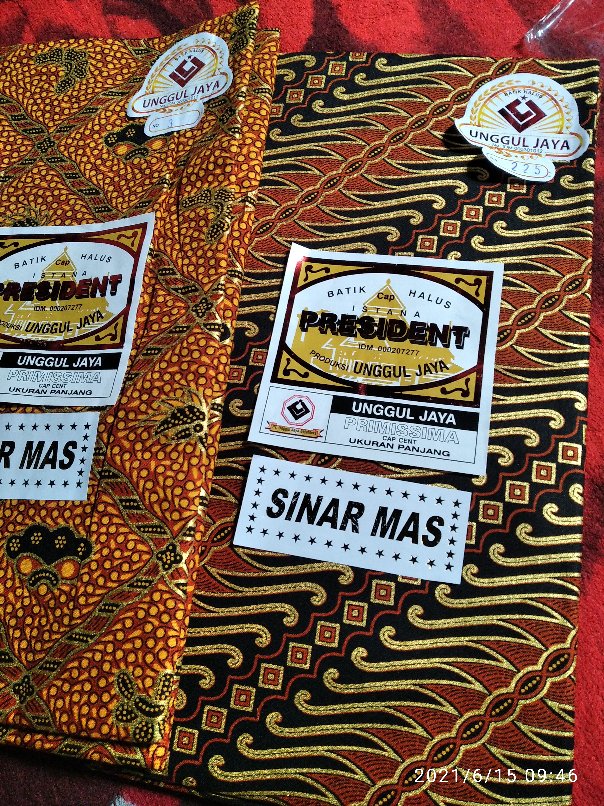 Kain Batik Solo Jarik Prodo H. Santoso Istana President Motif Sidomukti Katun Premium Original