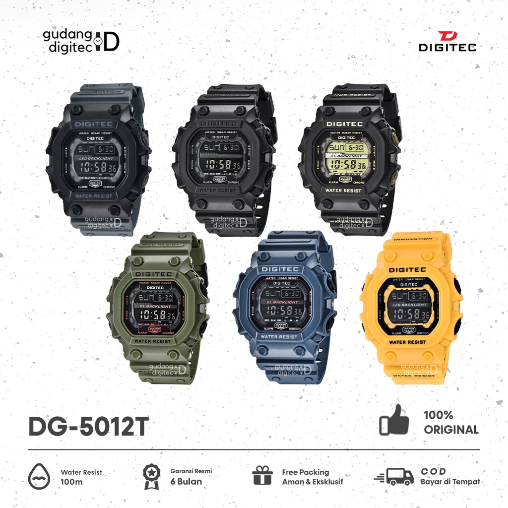 DIGITEC DG-5012/ Jam tangan pria/ DG5012T 5012/ WATCH ORIGINAL