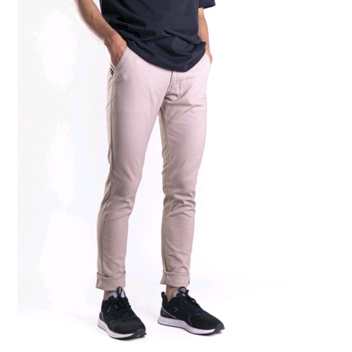 Celana Chino Pria/ celana Chino reguler/ Chino hitam/ Chino krem/Chino abu/ Chino moka