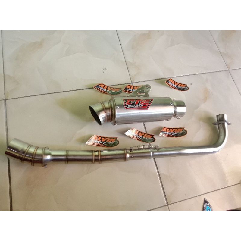 KNALPOT CTS MUFFLER PNP SUPRA VEGA KARISMA GREEN SMASH JUPITER