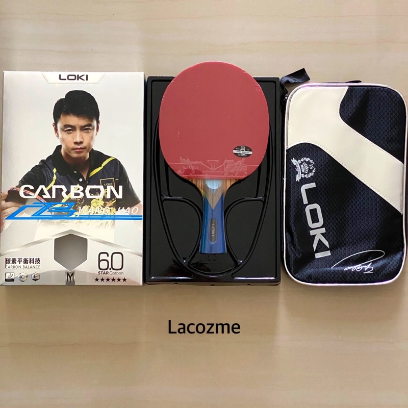 Bat Pingpong Loki 6star Carbon ORIGINAL