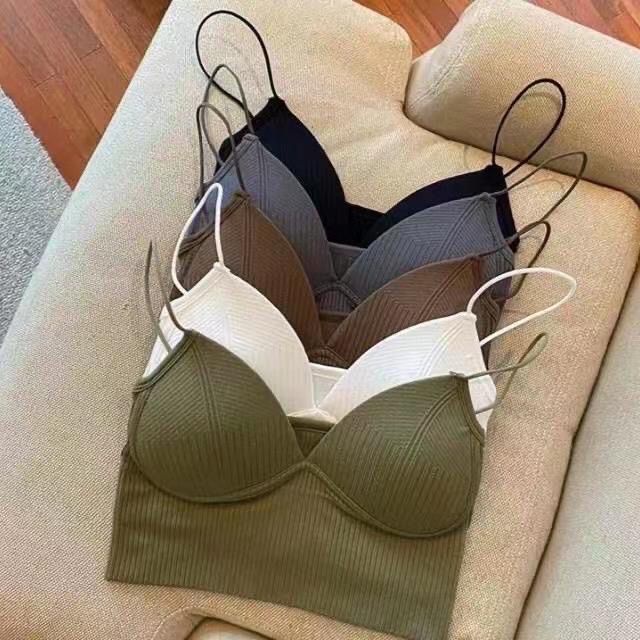Nicebra Tanktop Wanita Ada Cup Bra Korean Kamisol Import 1125
