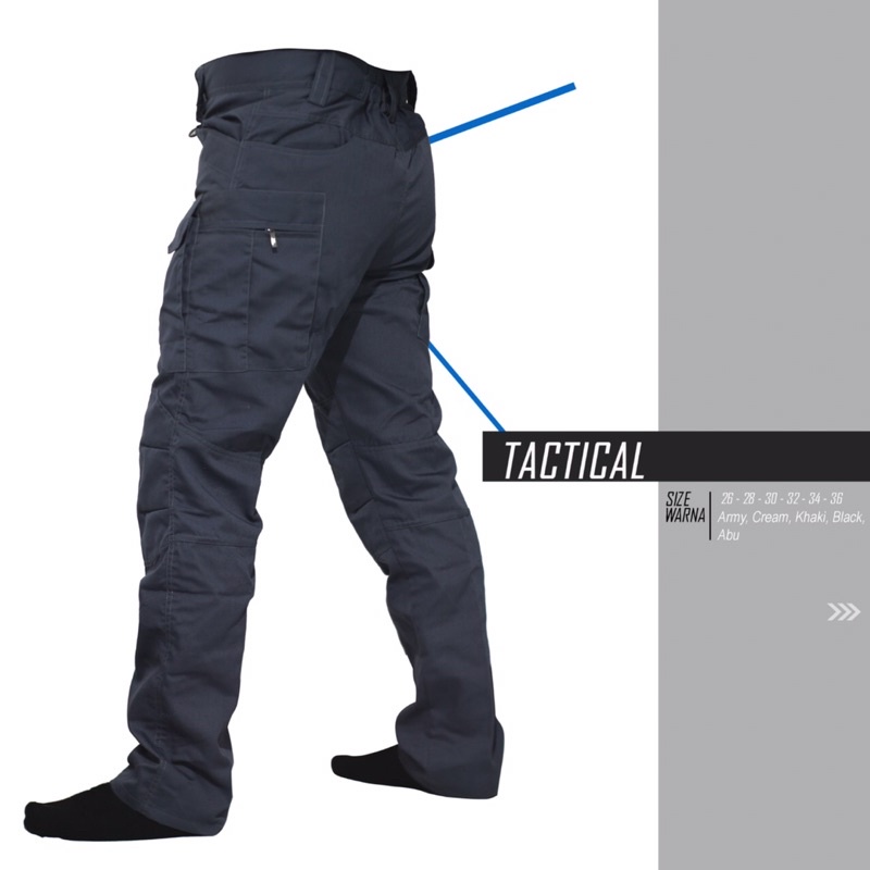 CELANA PDL PANJANG CELANA PRIA CARGO PANTS / CELANA CARGO  COWOK OUTDOOR TAHAN LUNTUR