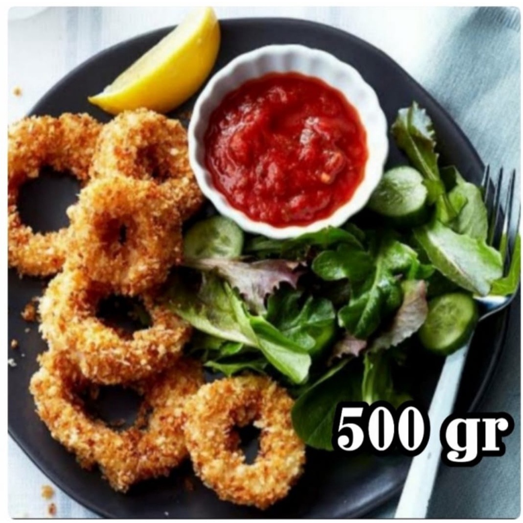 

Cumi Tepung Crispy | Calamari Katsu 500gr