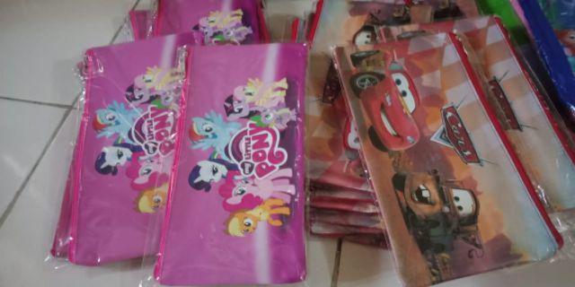 Mini Case Aneka Karakter (bisa Digunakan Menyimpan Alat Tulis, Uang, Kosmetik, Obat, Nota Dll)