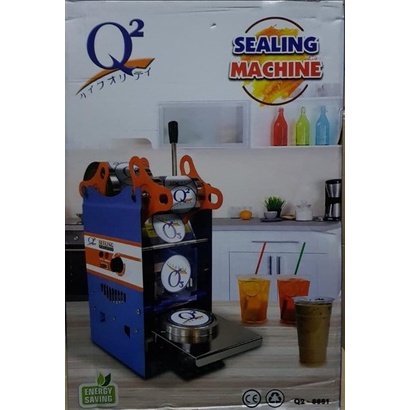 Mesin pres Gelas Plastik Sealing Machine Plastik Mesin Cup Q2