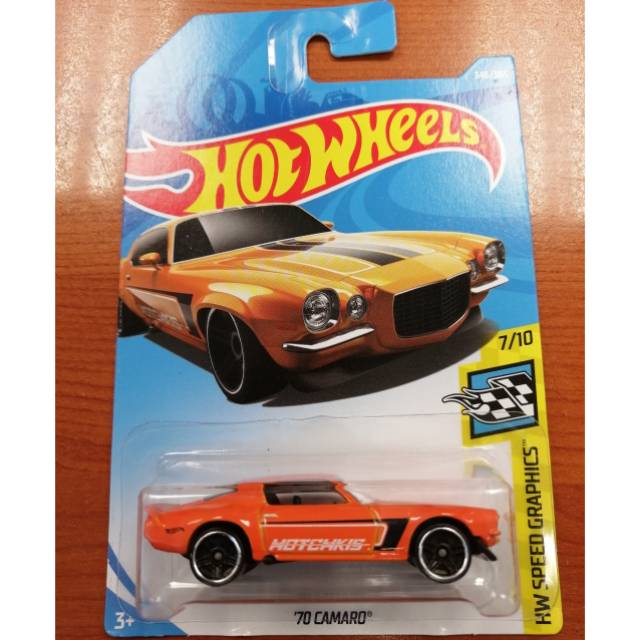 hot wheels 70 camaro orange