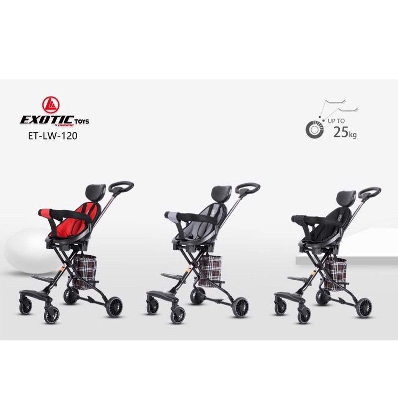 STROLLER EXOTIC ET-LW-120 TANPA KANOPI | STROLLER EXOTIC ET-LW-121 KANOPI