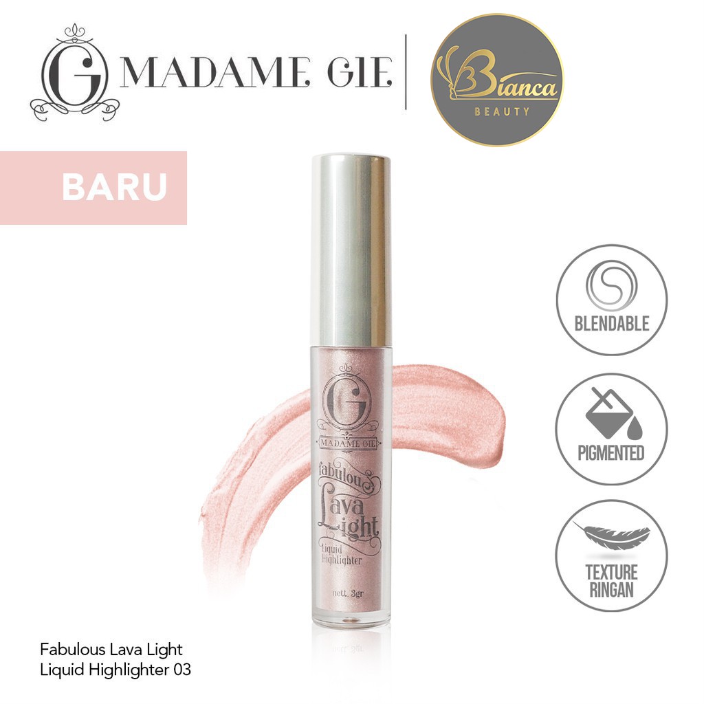 Madame Gie Fabulous Lava Light Liquid Highlighter - MakeUp Highlighter