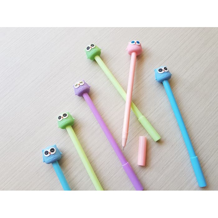 

TERBARU Pulpen Gel Black Eyes Owl 0.5mm