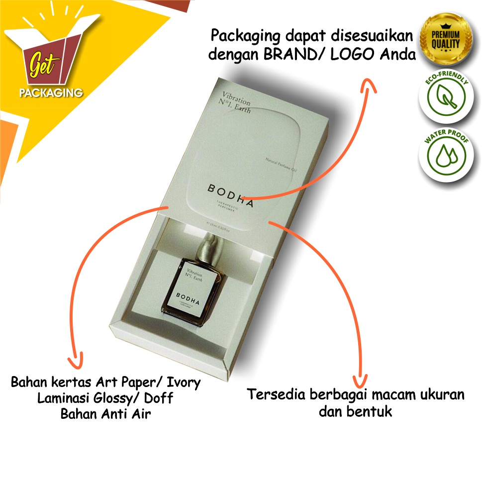 Box Parfum / Serum Slidingbox Premium Softbox Custom