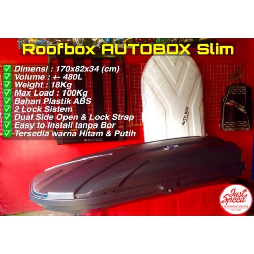 Unik Roofbox Slim Autobox 460 Liter Berkualitas