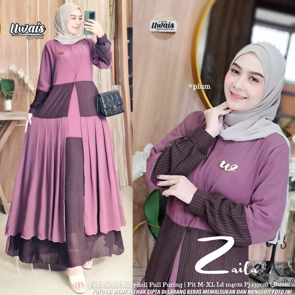 GAMIS UWAIS ORIGINAL | ZAILA DRESS NEW ARRIVAL