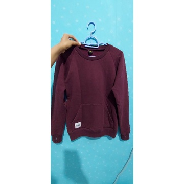 SWEATER OUVAL RESEARCH MAROON