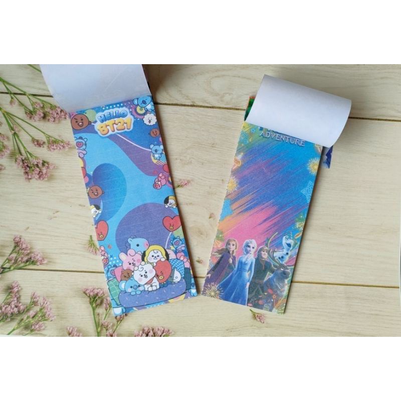 

Buku Memo Karakter Fancy dan BTS21