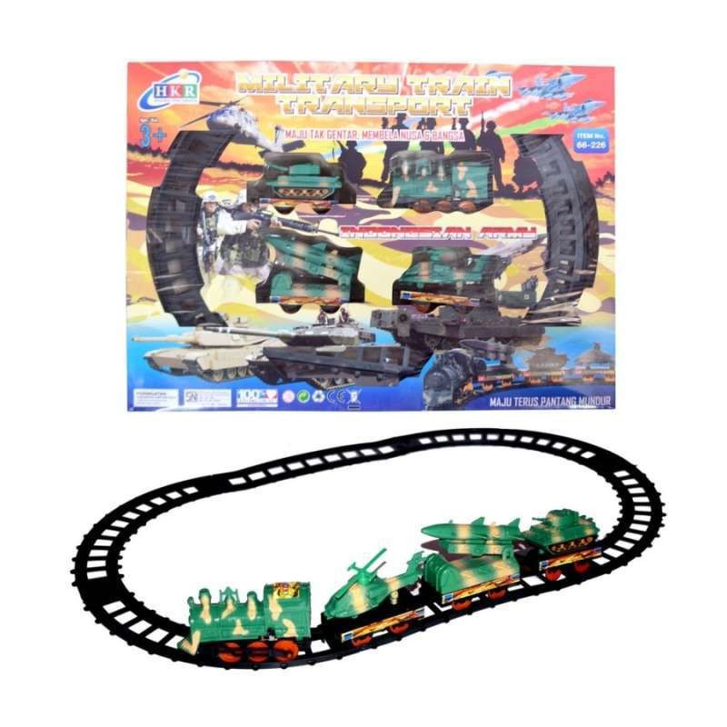 MWN.TOYS Mainan Kereta Api Military Train Transport No.66-226