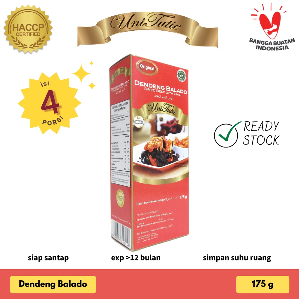 

UniTutie Dendeng Balado 175g