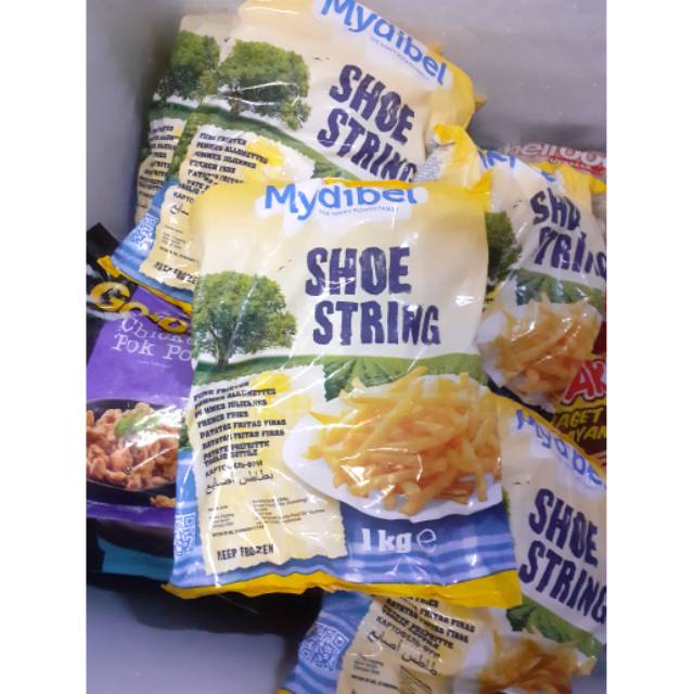 

READY GOSEND Mydibel kentang beku shoestring french fries 1kg mydible frozen food