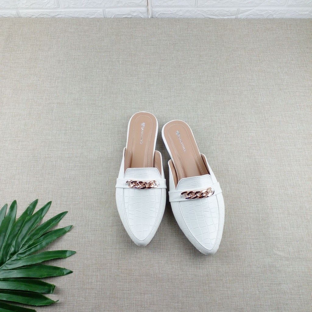 PROMO EXECUTIVE - Grace Slip On Mules Wanita 2 cm NEW COLOR