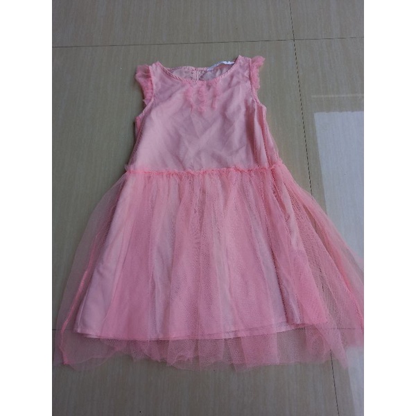 preloved hnm h&m hm kids anak perempuan dress tutu mesh second like new no zara gingersnaps cottonon