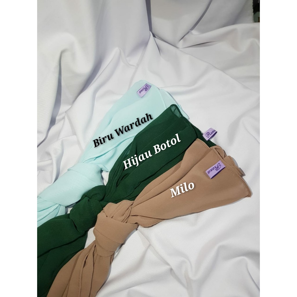 COD] PASHMINA CERUTI BABYDOLL PREMIUM/PASMINA CERUTY BABYDOLL/HIJAU BOTL/BIRU WARDAH/MILO 75X75 CM