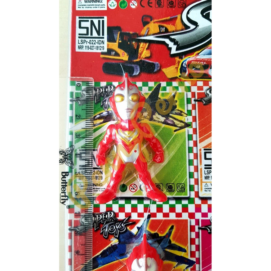 Mainan Anak Ultraman Spiderman Power Rangers Mini / Mainan Robot
