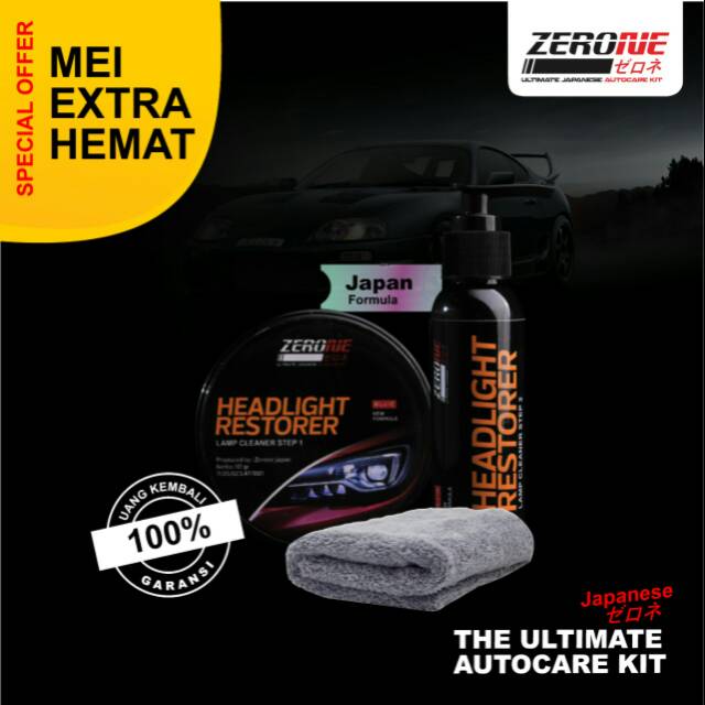 Pengkilap Lampu Mobil - Zerone Headlight Restorer