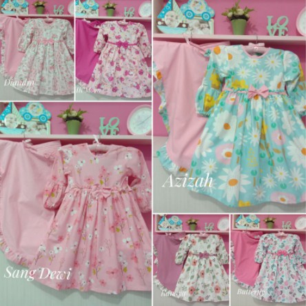 2-3 Tahun - Baju Muslim Anak Perempuan 2 tahun - 3 tahun