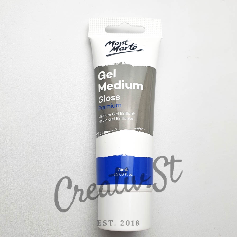 

MONT MARTE Acrylic Gel Medium Gloss Matte Premium 75Ml Mamd0004 Mamd005
