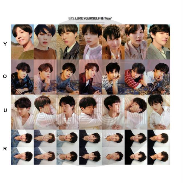 BTS LOVE YOURSELF - TEAR REPLICA PHOTOCARD
