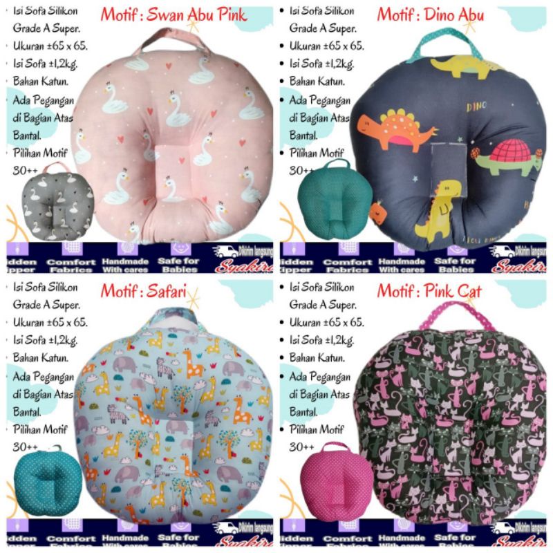 Sofa Bayi Jumbo Multi Fungsi Free Bantal Peyang