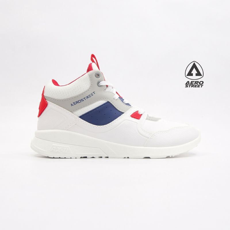 Aerostreet Dunk Putih Merah - Sepatu Sneakers Sports Pria Wanita