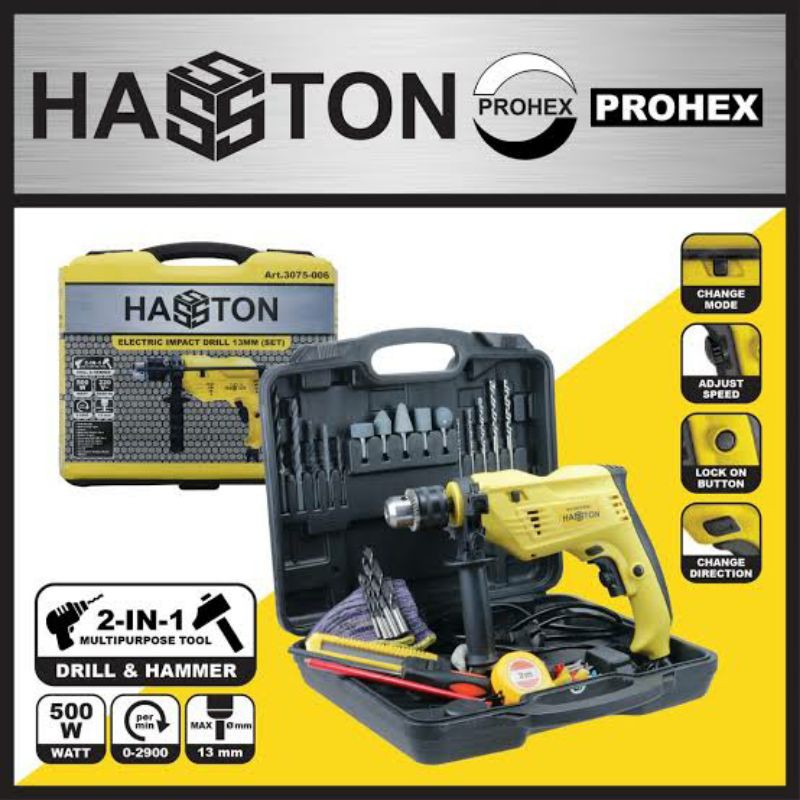 mesin bor set 13mm hasston prohex(006)