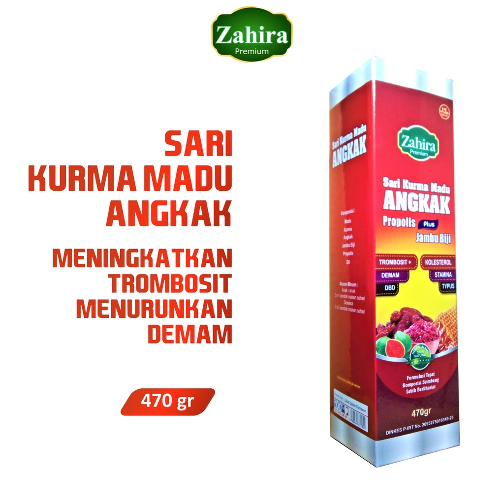 Sari Kurma Madu Angkak Plus Propolis 470 gr plus