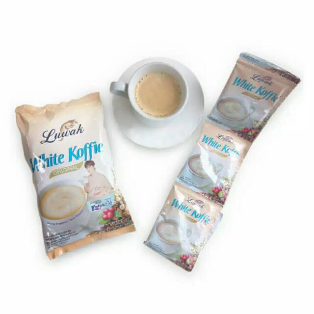 

LUWAK WHITE COFFEE 20gr renceng isi 10 sachet