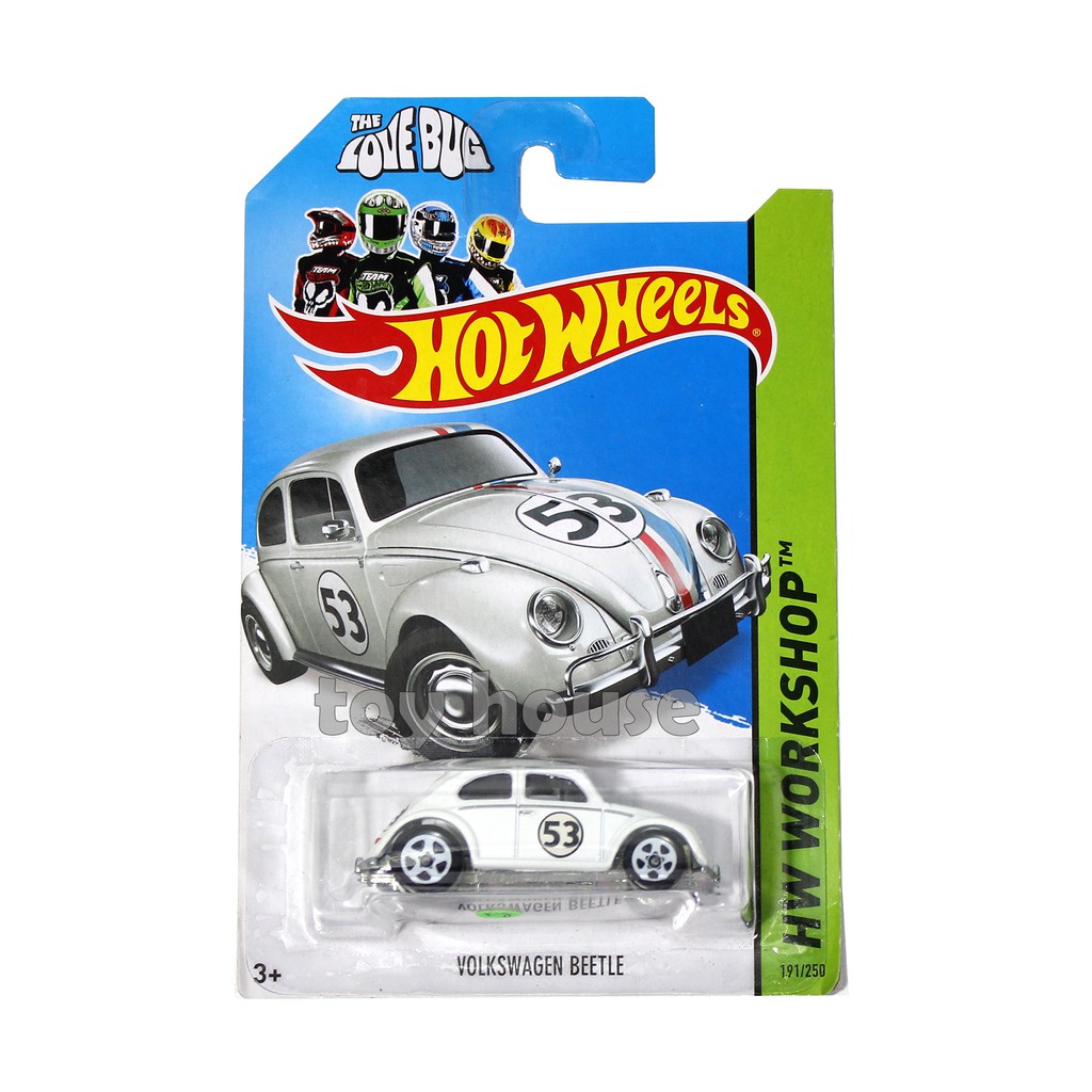 HOT WHEELS VOLKSWAGEN BEETLE - LOVE BUG HERBIE 53