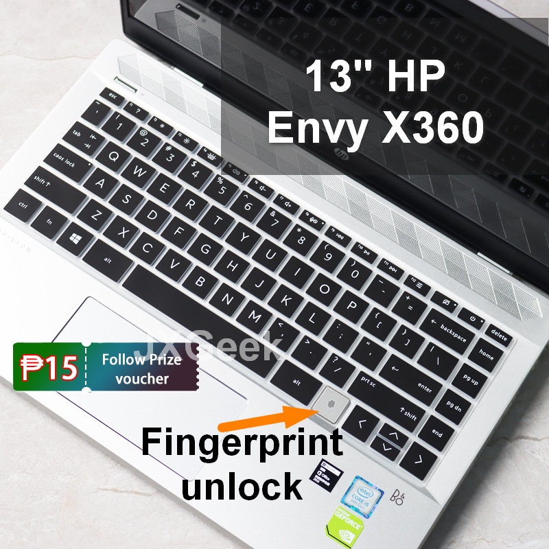 Skin Cover Pelindung Keyboard Laptop HP Envy X360 13.3 &quot;X360 13-ah1xxx 14-ba064TX