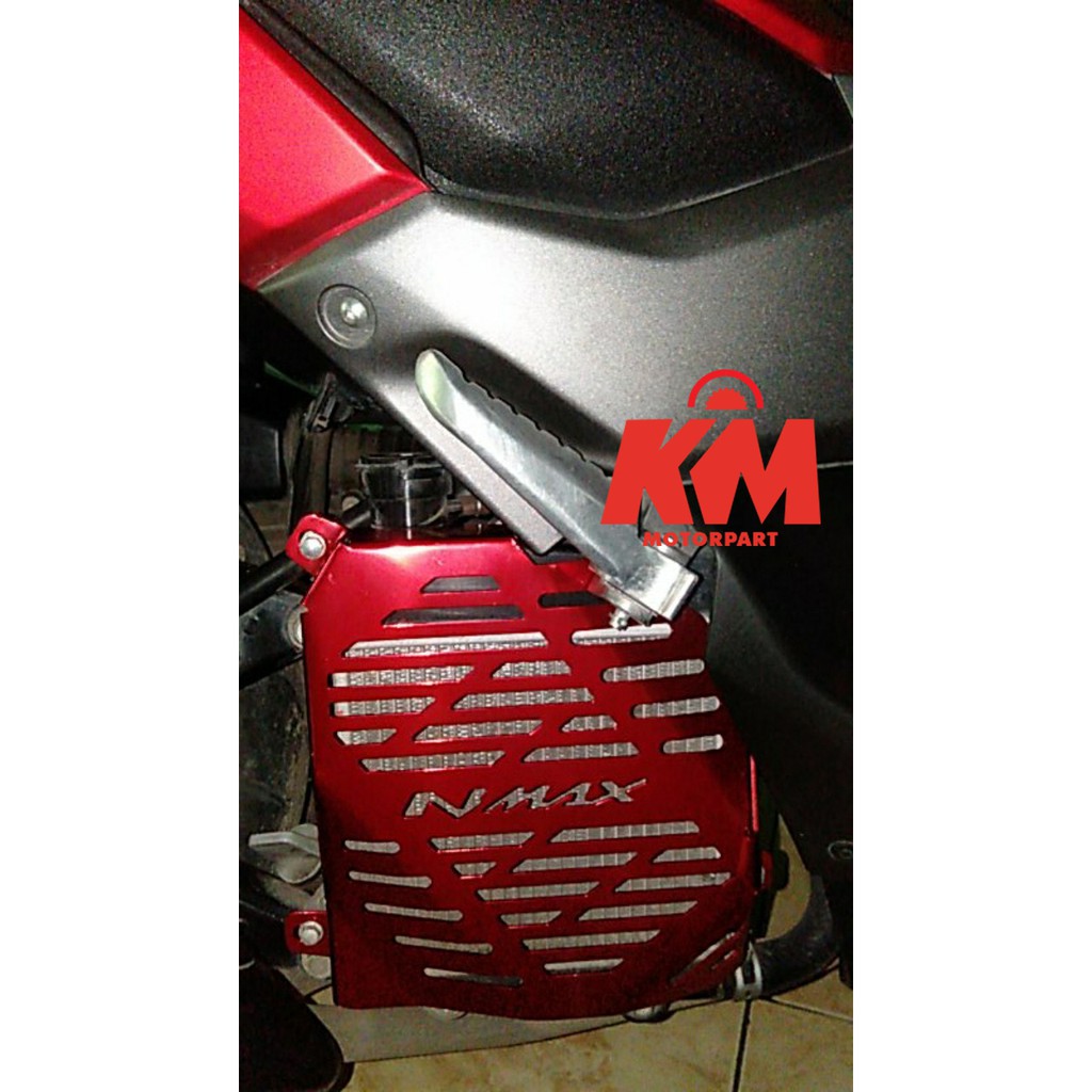 Tutup Radiator NMax Old Lama Variasi Cover Radiator N Max 2015 2016 2017 2018 2019 Gold Merah Biru