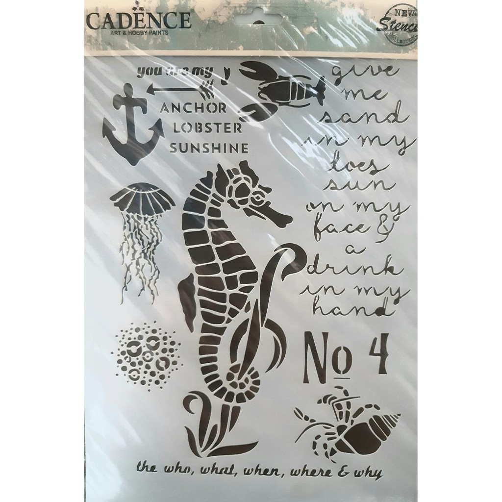 

Cadence Stencil Size 21x29cm - 4