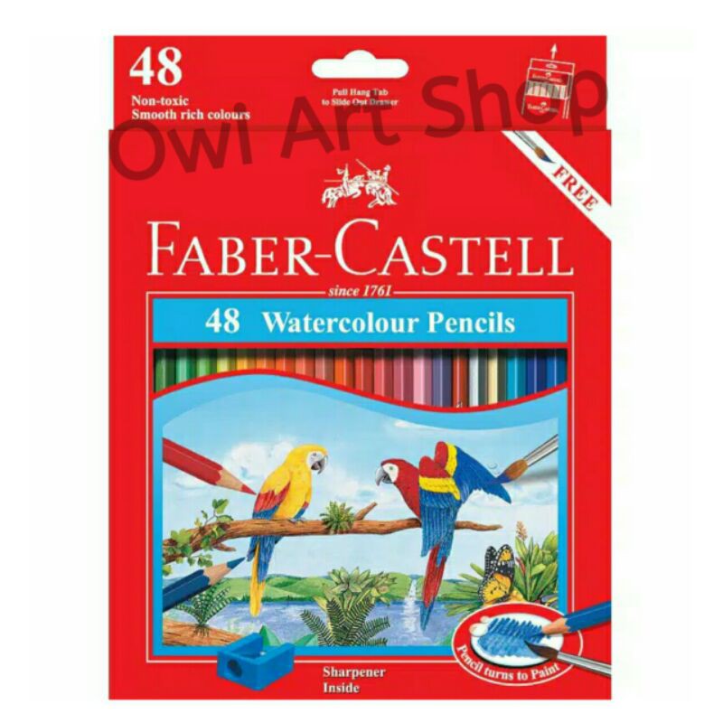 

Pensil Warna Faber Castell Watercolour 48 Warna - Pensil Menggambar - Pensil Lukis Warna